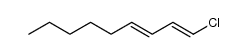 (E,E)-1-chloro-1,3-nonadiene Structure