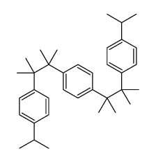 1,4-bis[2,3-dimethyl-3-(4-propan-2-ylphenyl)butan-2-yl]benzene结构式