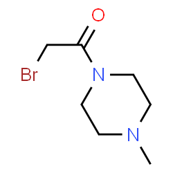 Piperazine, 1-(bromoacetyl)-4-methyl- (9CI) structure