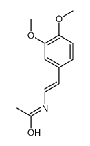 N-[2-(3,4-dimethoxyphenyl)ethenyl]acetamide结构式