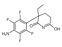 3-(4-amino-2,3,5,6-tetrafluorophenyl)-3-ethylpiperidine-2,6-dione Structure