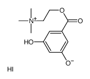 2-(3,5-dihydroxybenzoyl)oxyethyl-trimethylazanium,iodide结构式