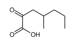 4-methyl-2-oxoheptanoic acid结构式