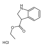 ethyl 2,3-dihydro-1H-indole-3-carboxylate,hydrochloride Structure