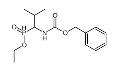 ethyl <1-<<(phenylmethoxy)carbonyl>amino>-2-methylpropyl>phosphinate结构式