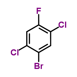 1-Bromo-2,5-dichloro-4-fluorobenzene Structure