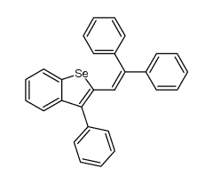 2-(2,2-diphenylvinyl)-3-phenylbenzo[b]selenophene结构式