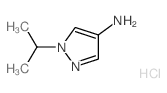 1-异丙基-1H-吡唑-4-胺盐酸盐结构式