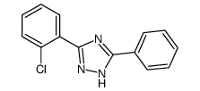 5-(2-chlorophenyl)-3-phenyl-1H-1,2,4-triazole结构式