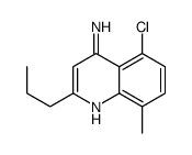 4-Amino-5-chloro-8-methyl-2-propylquinoline结构式