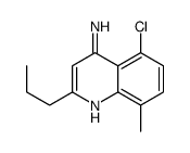 4-Amino-5-chloro-8-methyl-2-propylquinoline structure