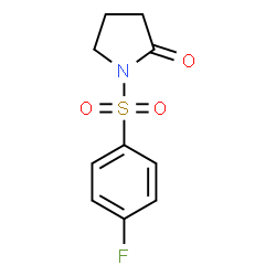 1-(4-Fluoro-benzenesulfonyl)-pyrrolidin-2-one Structure