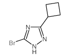 5-bromo-3-cyclobutyl-1H-1,2,4-triazole(SALTDATA: FREE)结构式