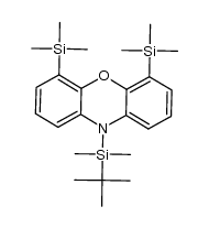 10-(tert-butyldimethylsilyl)-4,6-bis(trimethylsilyl)-10H-phenoxazine结构式