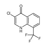 3-Chloro-4-hydroxy-8-trifluoromethylquinoline Structure