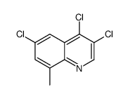 8-Methyl-3,4,6-trichloroquinoline Structure