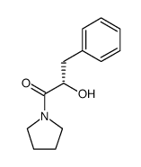 N-[(S)-2-Hydroxy-3-phenylpropanoyl]pyrrolidine Structure