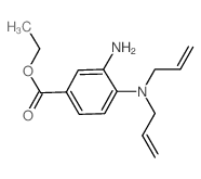 Ethyl 3-amino-4-(diallylamino)benzoate结构式