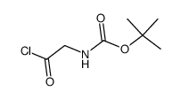 Carbamic acid, (2-chloro-2-oxoethyl)-, 1,1-dimethylethyl ester (9CI) structure