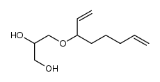 3-(octa-1,7-dien-3-yloxy)propane-1,2-diol结构式