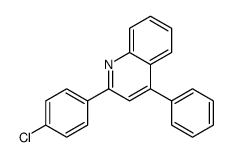 2-(4-chlorophenyl)-4-phenylquinoline Structure