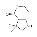 4,4-二甲基吡咯烷-3-羧酸乙酯盐酸盐图片