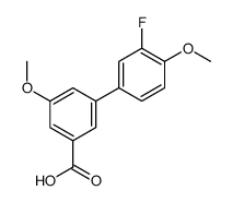 3-(3-fluoro-4-methoxyphenyl)-5-methoxybenzoic acid结构式
