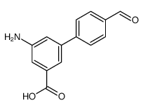 3-amino-5-(4-formylphenyl)benzoic acid Structure