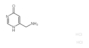 6-(Aminomethyl)-4-pyrimidinol dihydrochloride结构式