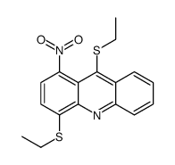 4,9-bis(ethylsulfanyl)-1-nitroacridine Structure