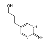 3-(2-aminopyrimidin-5-yl)propan-1-ol结构式