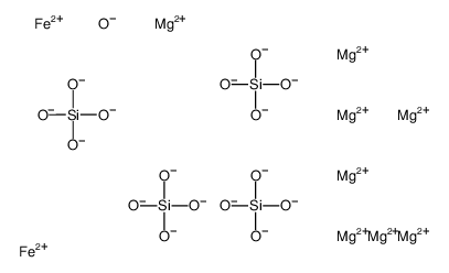 octamagnesium,iron(2+),pentasilicate Structure
