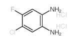 4-Chloro-5-fluorobenzene-1,2-diamine dihydrochloride structure