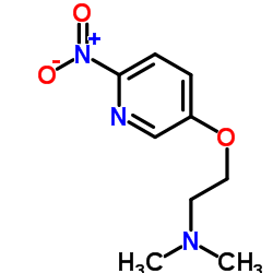 N,N-Dimethyl-2-[(6-nitro-3-pyridinyl)oxy]ethanamine Structure