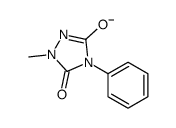 1-methyl-5-oxo-4-phenyl-1,2,4-triazol-3-olate Structure