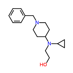 2-[(1-Benzyl-4-piperidinyl)(cyclopropyl)amino]ethanol Structure