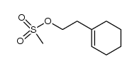 2-(1-cyclohexenyl)ethyl methanesulfonate结构式