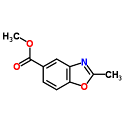 METHYL 2-METHYLBENZO[D]OXAZOLE-5-CARBOXYLATE structure