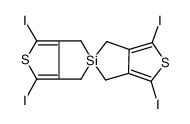 1,1',3,3'-tetraiodo-5,5'-spirobi[4,6-dihydrosilolo[3,4-c]thiophene] Structure