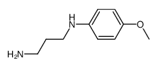 N1-(4-methoxyphenyl)propane-1,3-diamine结构式