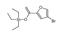 1-(4-bromofuran-2-yl)ethenoxy-triethylsilane Structure