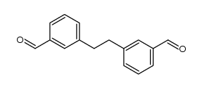 1,2-Ethandiylbis(3-benzaldehyd) Structure