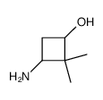 3-Amino-2,2-Dimethylcyclobutanol结构式