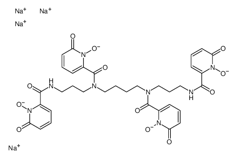 N,N',N'',N'''-tetra(1,2-dihydro-1-hydroxy-2-oxopyridine-6-carbonyl)-1,5,10,14-tetraazatetradecane picture