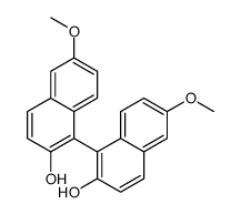 1-(2-hydroxy-6-methoxynaphthalen-1-yl)-6-methoxynaphthalen-2-ol结构式