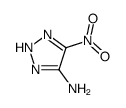 1H-1,2,3-Triazol-4-amine,5-nitro-(9CI)结构式
