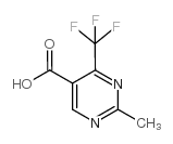 2-甲基-4-(三氟甲基)嘧啶-5-羧酸结构式