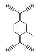 2-[4-(dicyanomethylidene)-3-methylcyclohexa-2,5-dien-1-ylidene]propanedinitrile结构式