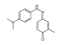 (4E)-4-[[4-(dimethylamino)phenyl]hydrazinylidene]-2-methylcyclohexa-2,5-dien-1-one Structure