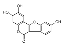 2,3-Dihydroxy-6H-benzofuro[3,2-c][1]benzopyran-6-one structure